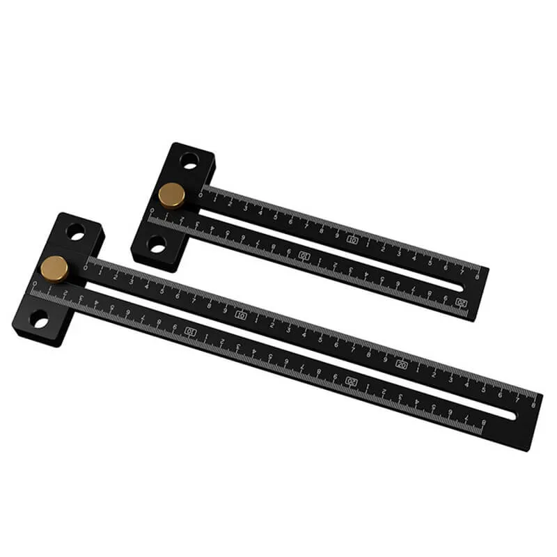 Levoite Precision Woodworking Adjustable T-Square with Stop