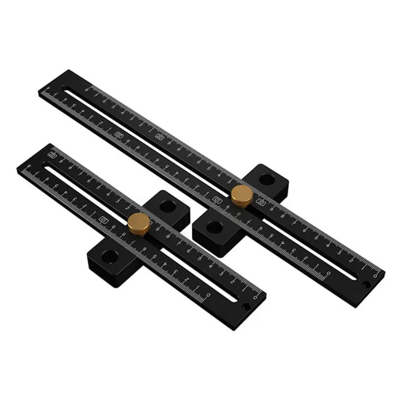 Levoite Precision Woodworking Adjustable T-Square with Stop