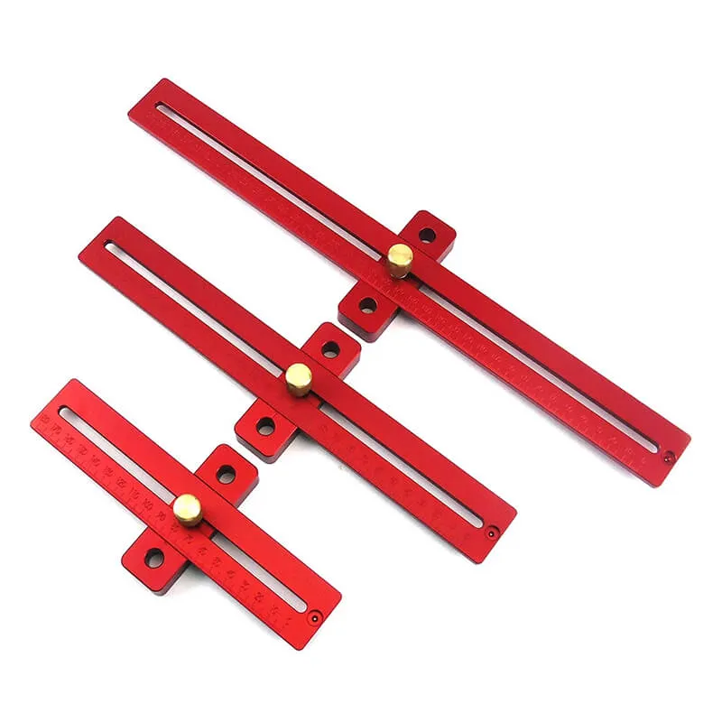 Levoite Precision Woodworking Adjustable T-Square with Stop