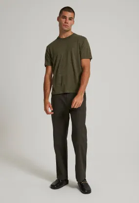 Line Linen Tee in Drill