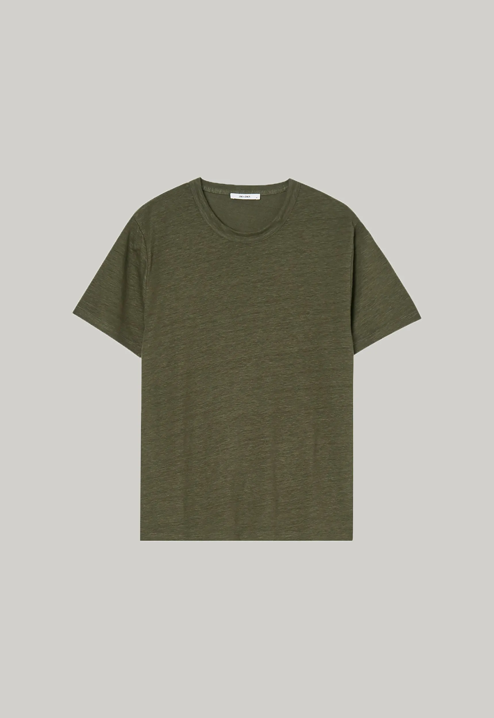 Line Linen Tee in Drill