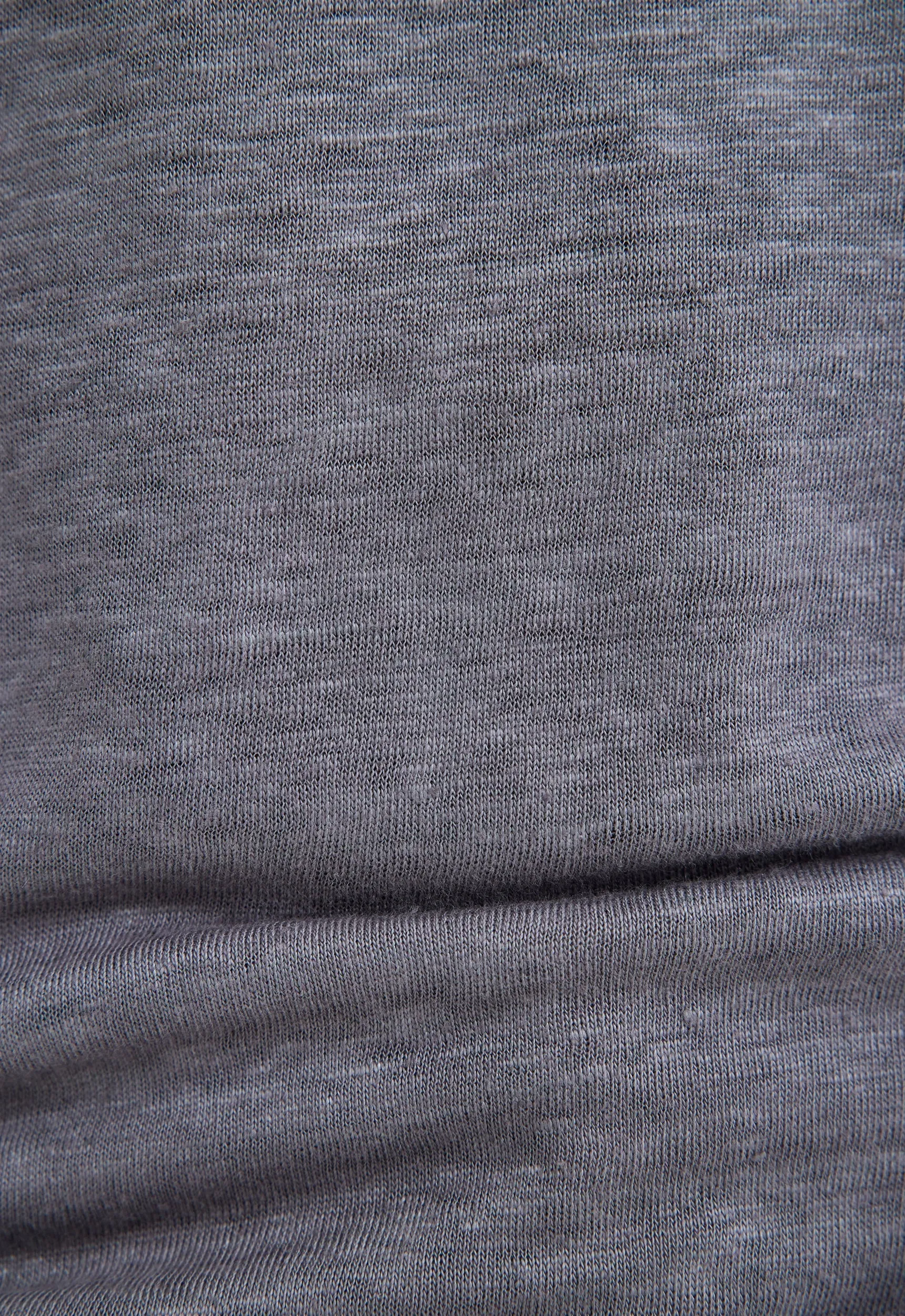 Line Linen Tee in Fob Grey