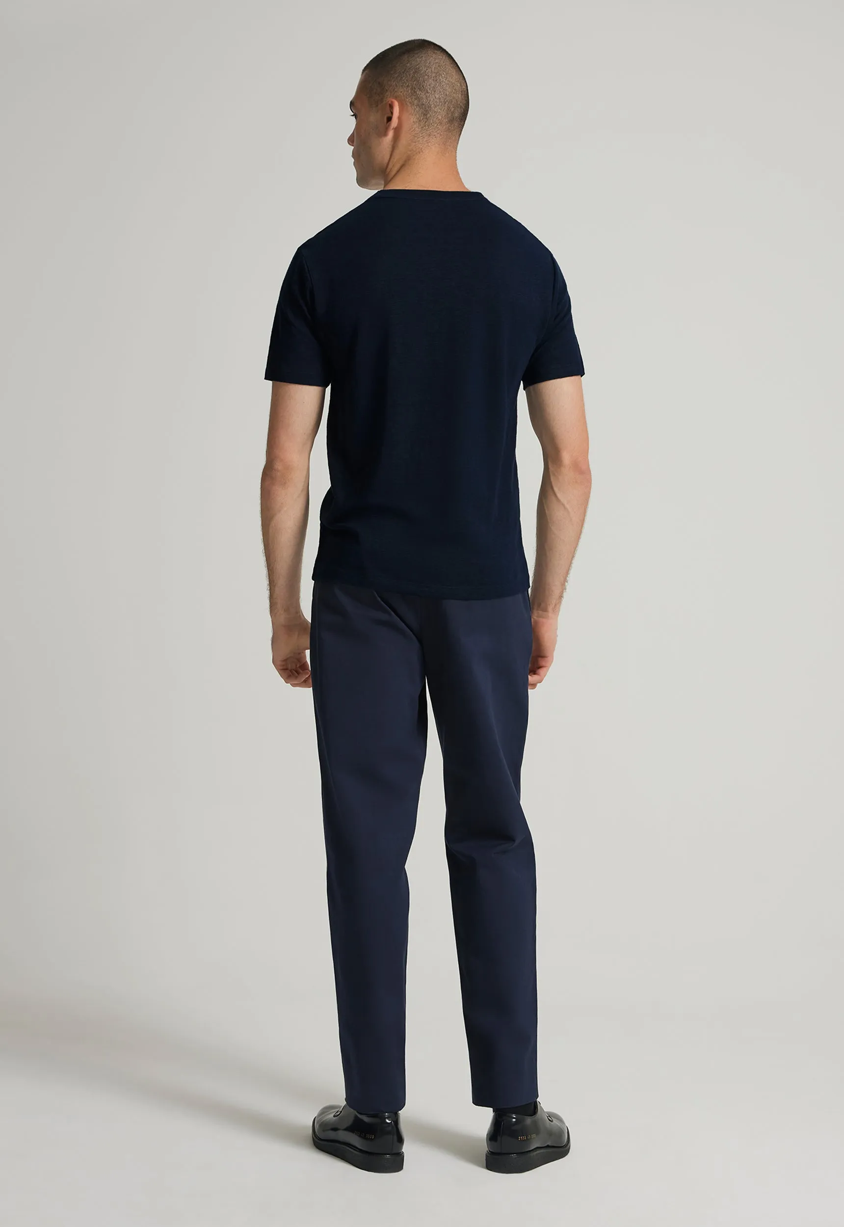 Line Tee in Darkest Navy