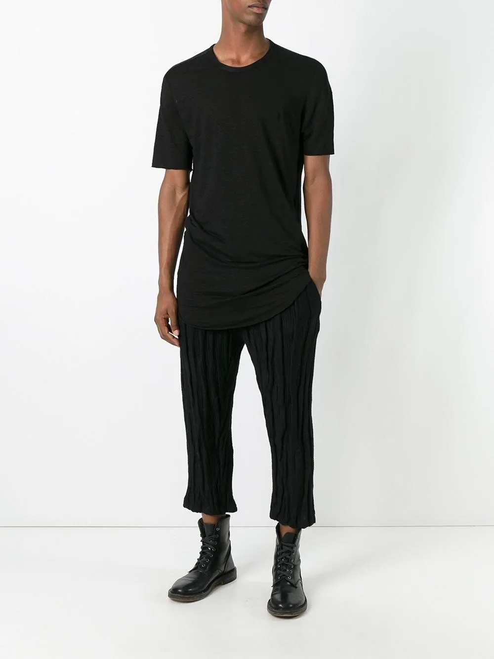 Linen Tshirt Black