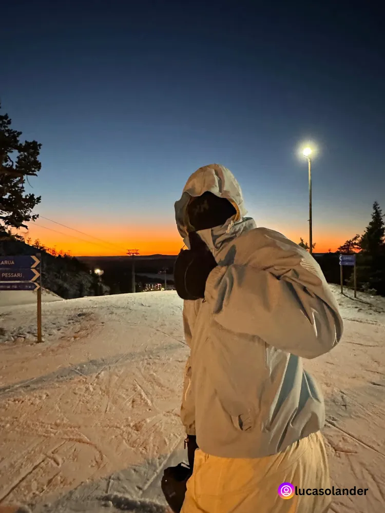 LITAN White Cargo Baggy Snow Pants - Unisex