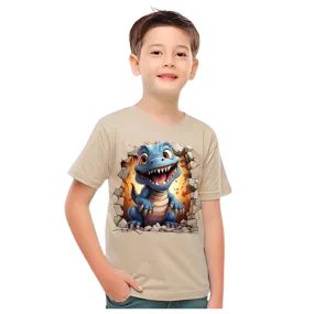 LITTLE DINO KIDS T SHIRT
