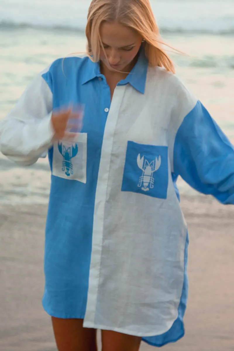 Lobster Linen Dress | Long Sleeve - W/S Pack of 5