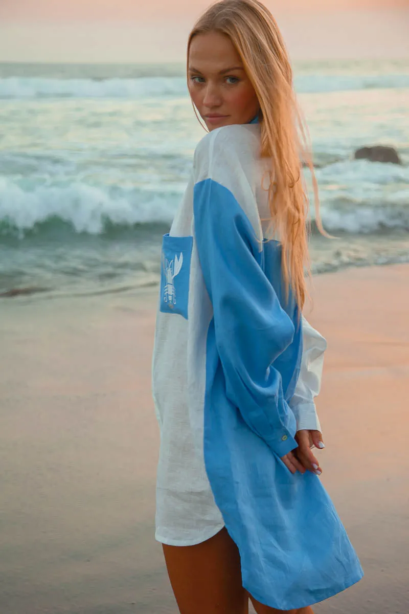 Lobster Linen Dress | Long Sleeve - W/S Pack of 5