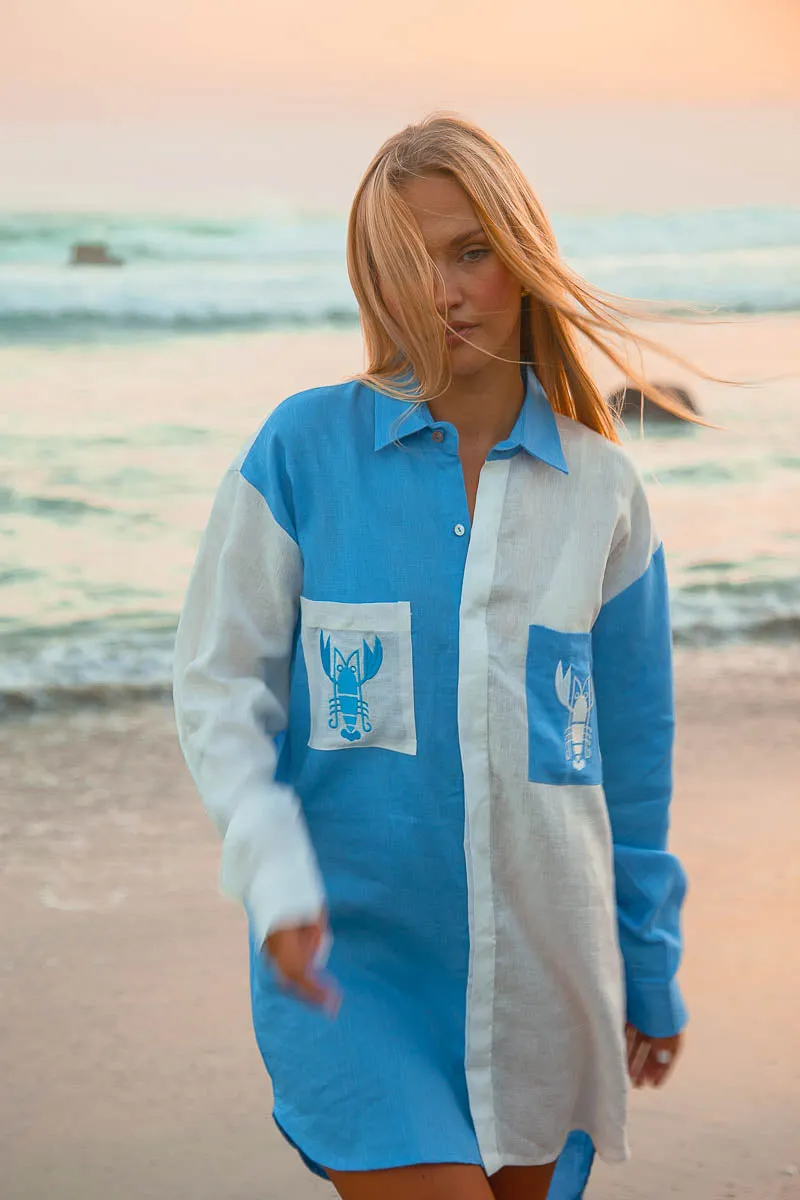 Lobster Linen Dress | Long Sleeve - W/S Pack of 5