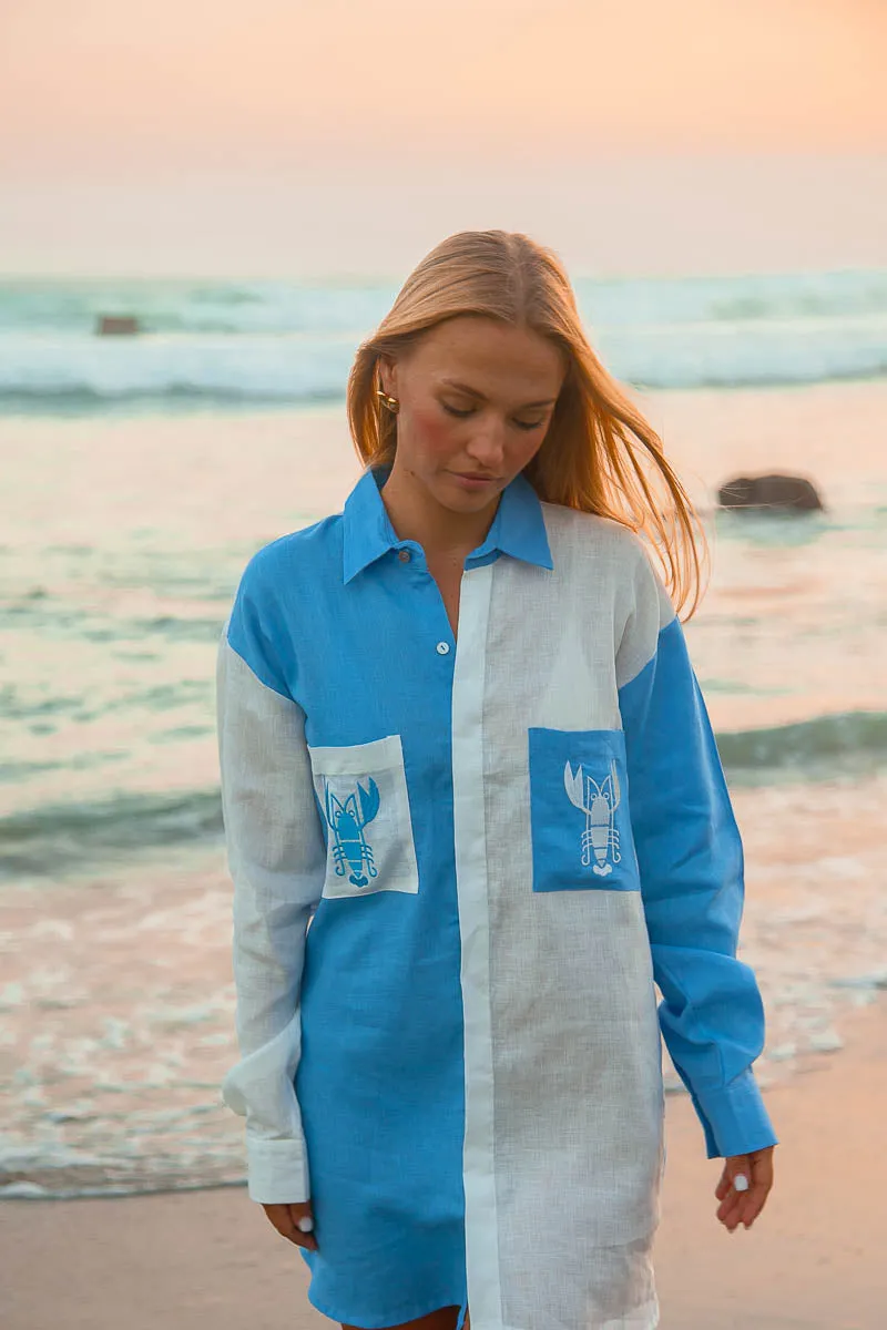Lobster Linen Dress | Long Sleeve - W/S Pack of 5