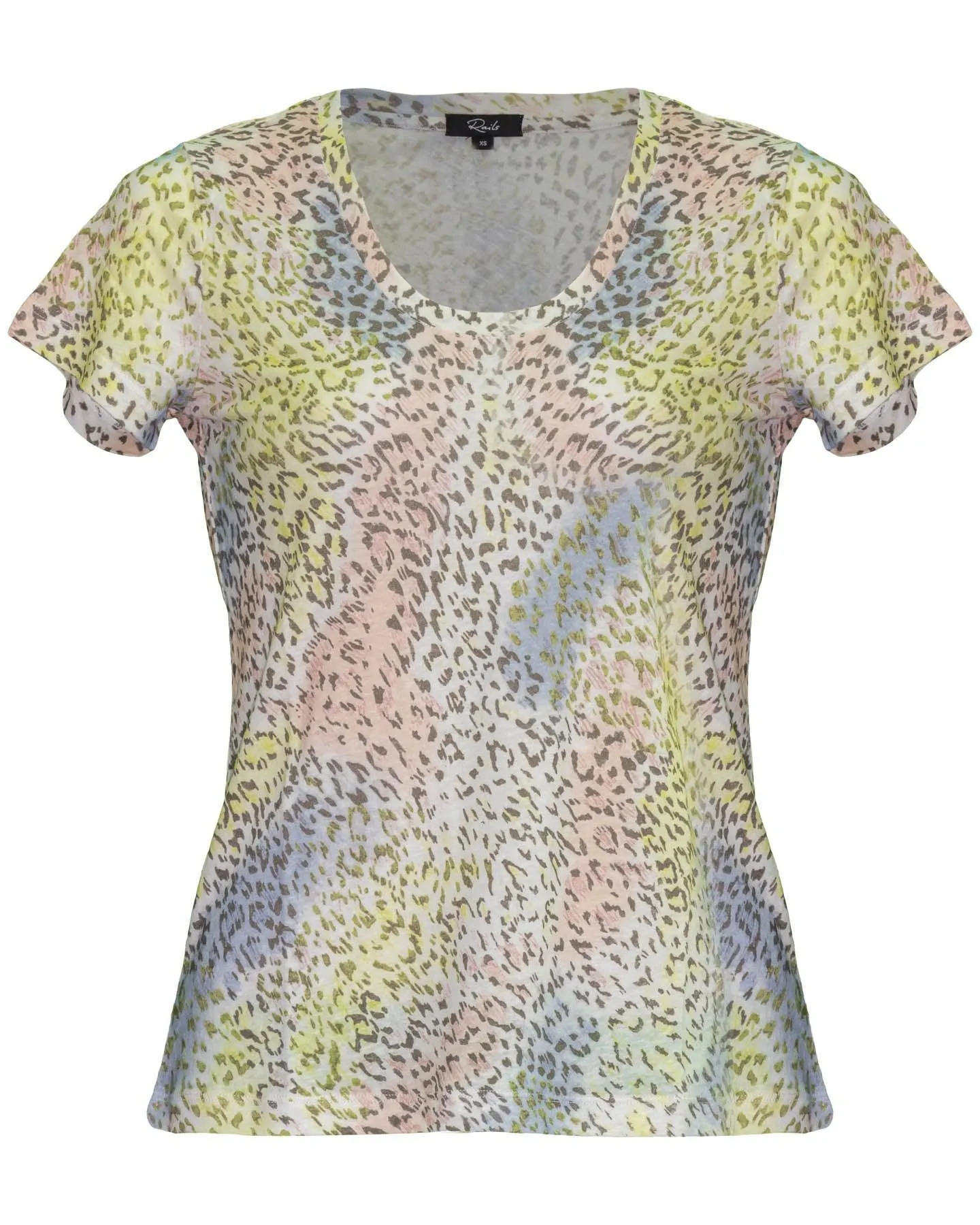 Luna Rainbow Cheetah Tee