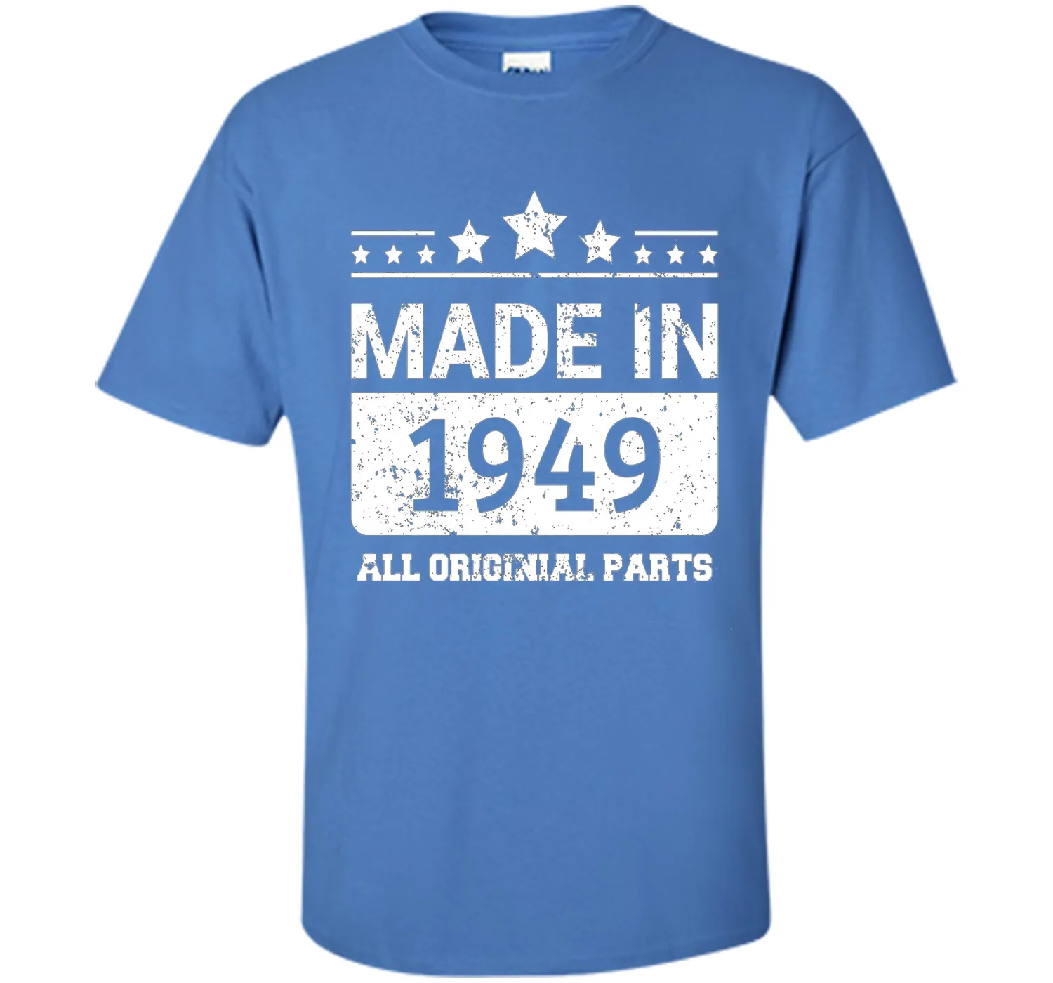 Made In 1949 All Original Parts Birthday T-Shirt