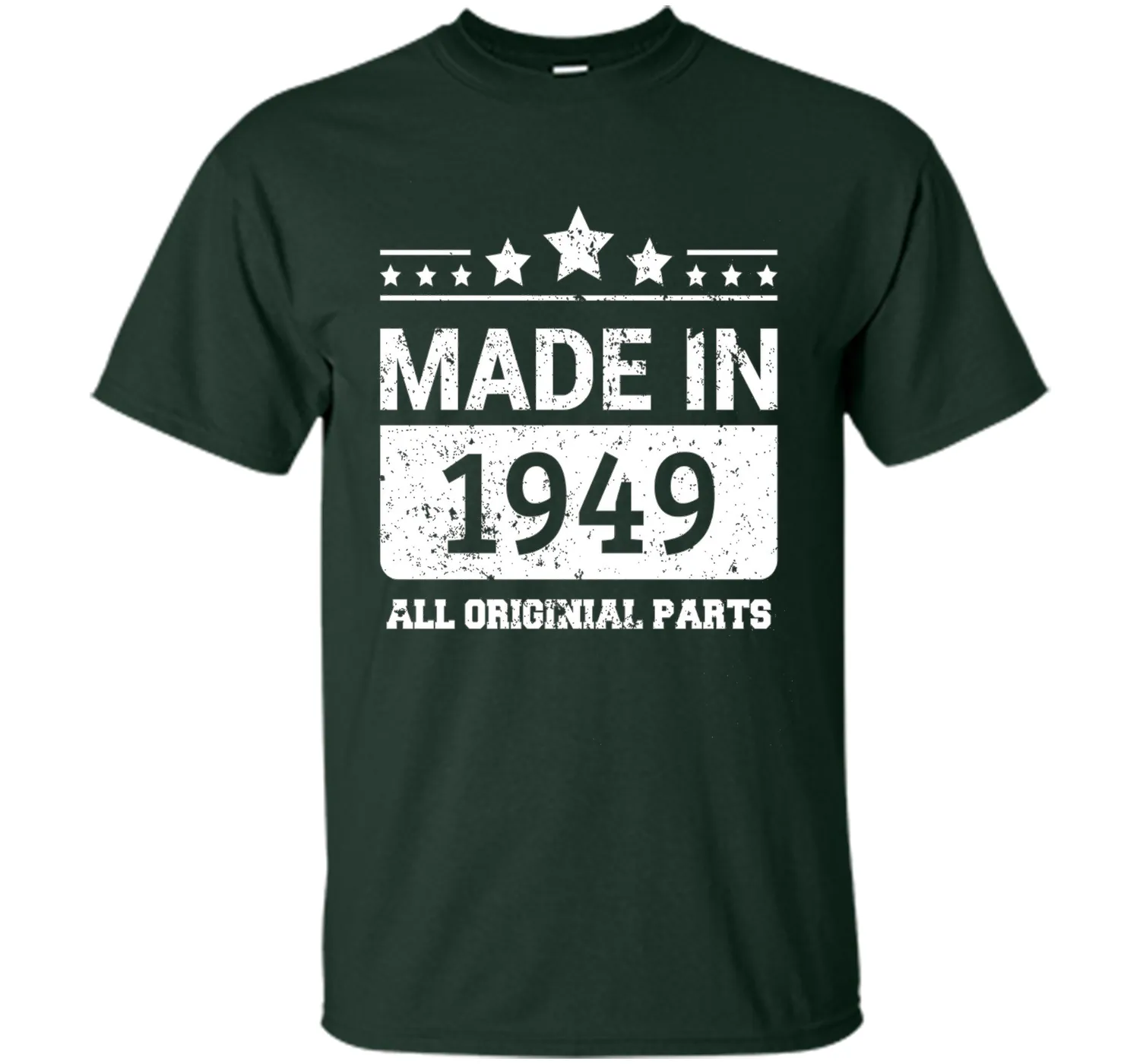 Made In 1949 All Original Parts Birthday T-Shirt
