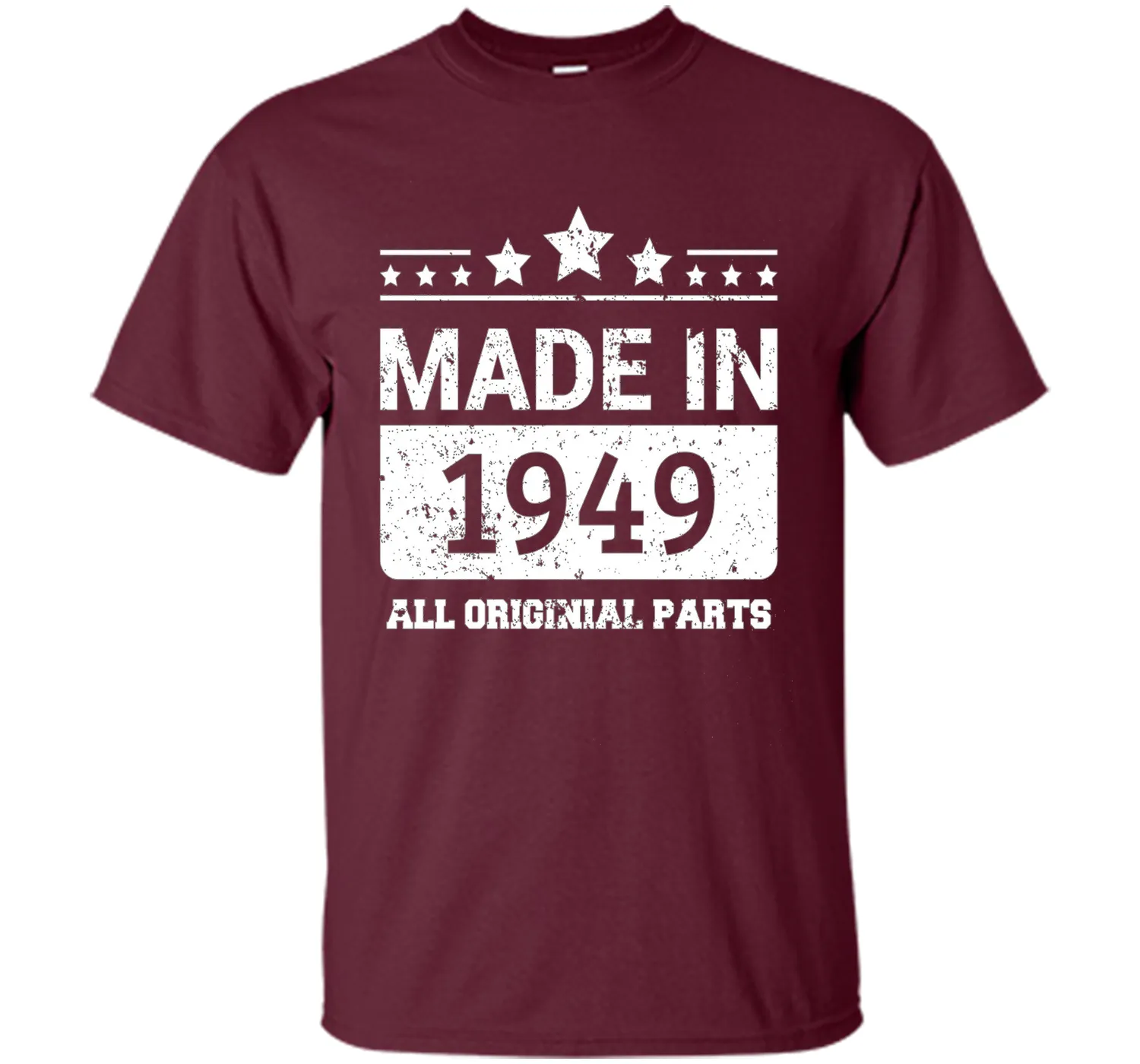 Made In 1949 All Original Parts Birthday T-Shirt