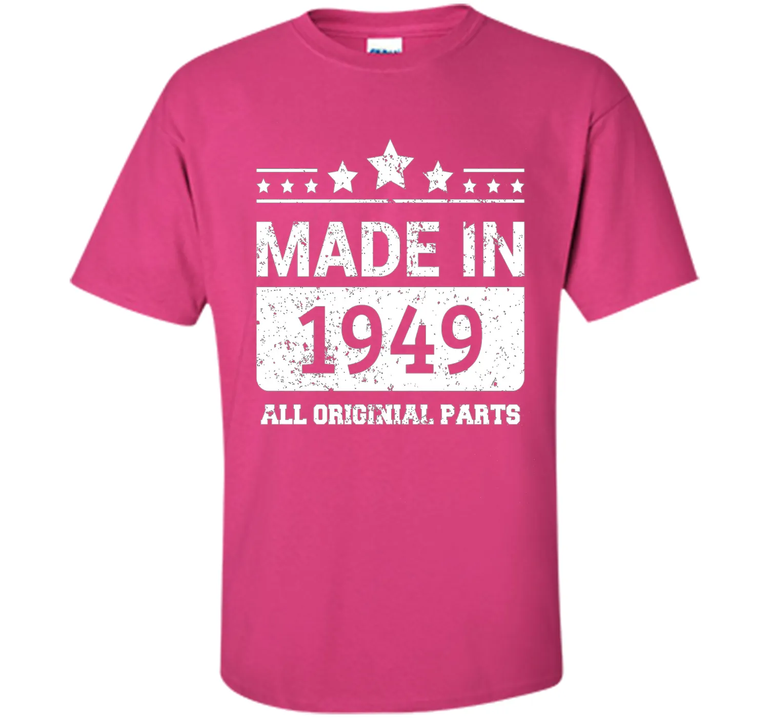 Made In 1949 All Original Parts Birthday T-Shirt