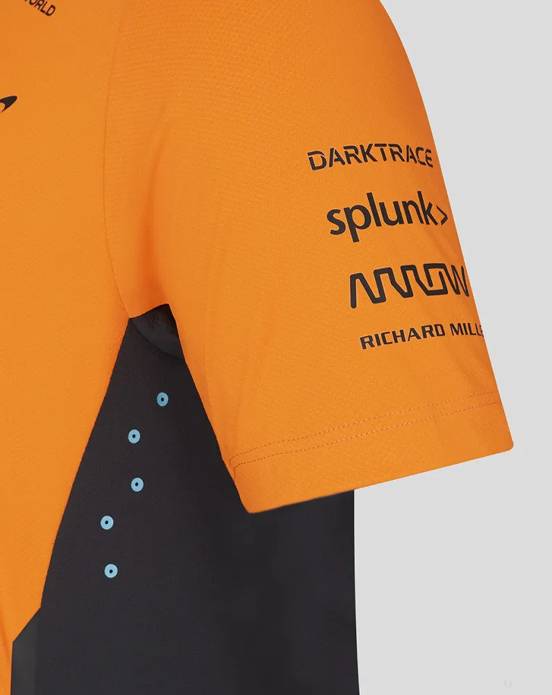 McLaren polo, Castore, team, orange, 2024