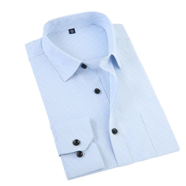 Men's Business Solid Casual Shirt