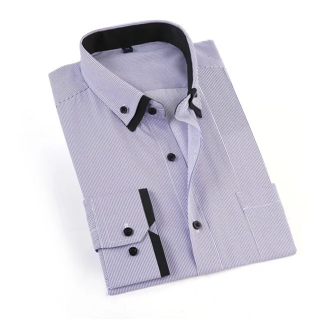 Men's Business Solid Casual Shirt