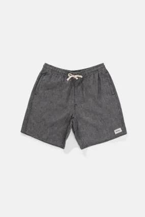 Men's Hickory Linen Jam - Indigo
