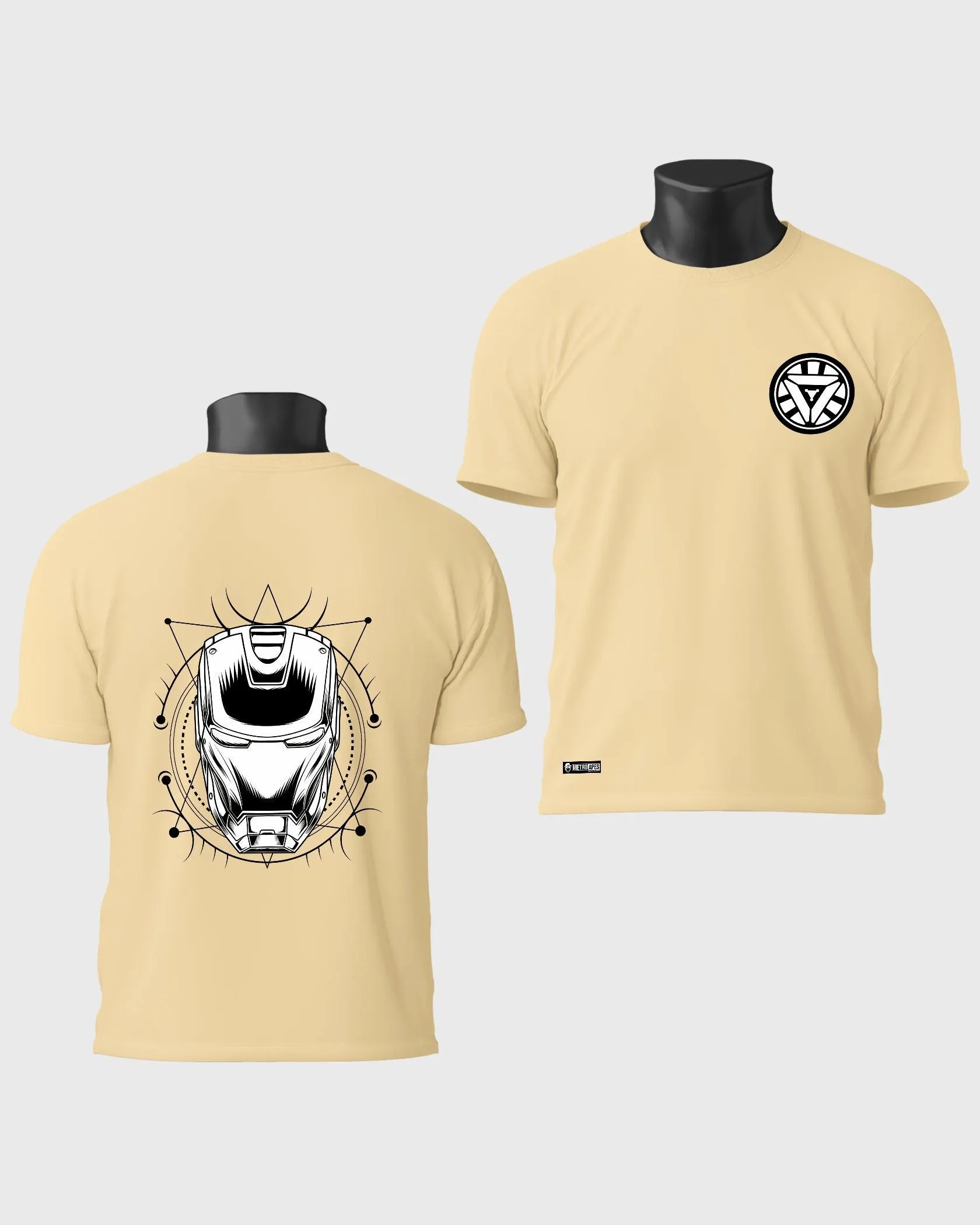 Mens Regular Tshirt Movies & Series Ironman Arc