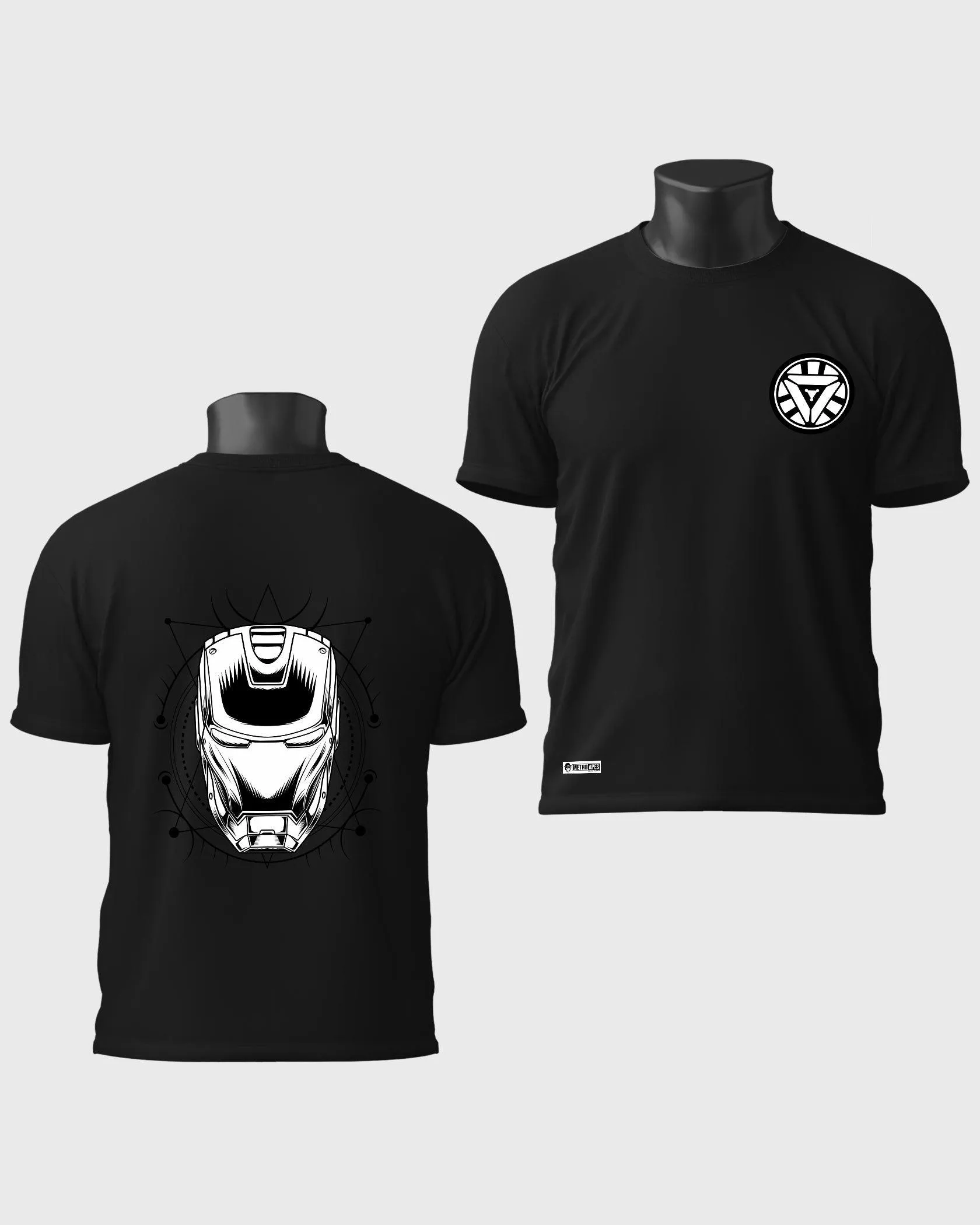 Mens Regular Tshirt Movies & Series Ironman Arc