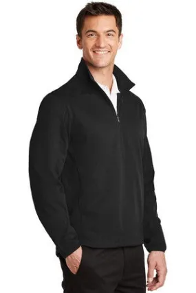 Mill Street Logo Port Authority® Active 1/2-Zip Soft Shell Jacket - J716