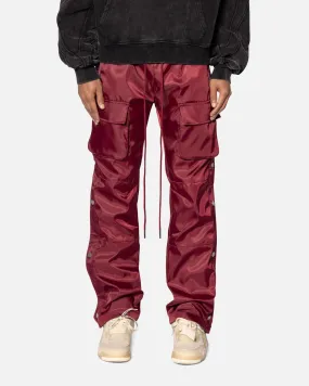 MNML Snap Front Cargo Pants Red