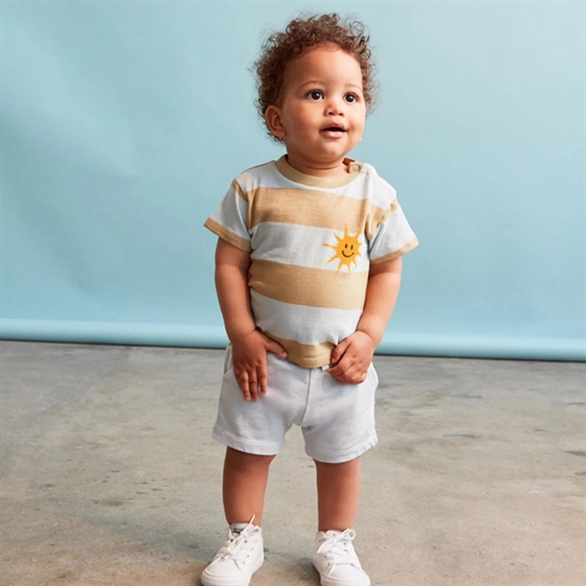 Molo Iced Blue stripe Enzo T-shirt