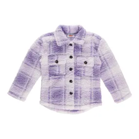 MONKEY BARS Toddler Girl's Autumn Flair Sherpa Shacket