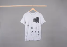 Monochrome 100% Cotton Oversized White T-shirt
