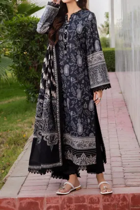 Monochrome By Asim Jofa Unstitched 3 Piece Digital Lawn Collection'2024-AJCM-09
