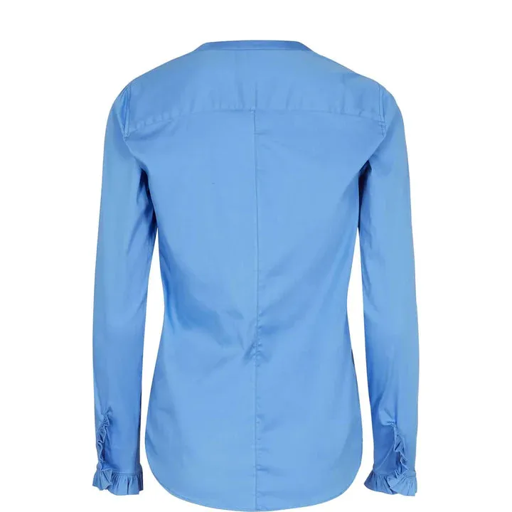 Mos Mosh Mattie Shirt - White, Blue and Light Blue