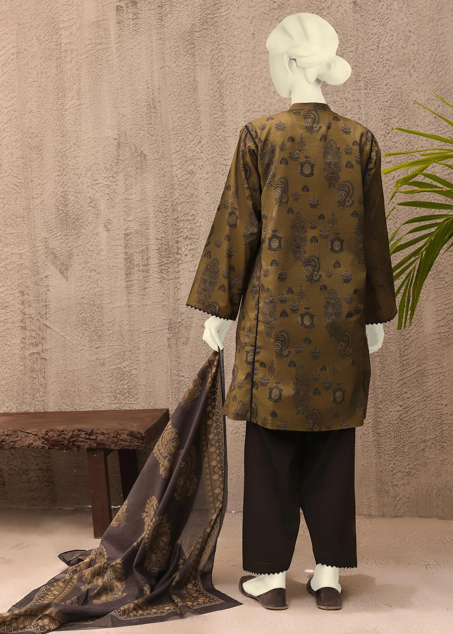 MTJ - MONOCHROME'22 DIYA PRINTED LAWN 3PC UNSTITCHED
