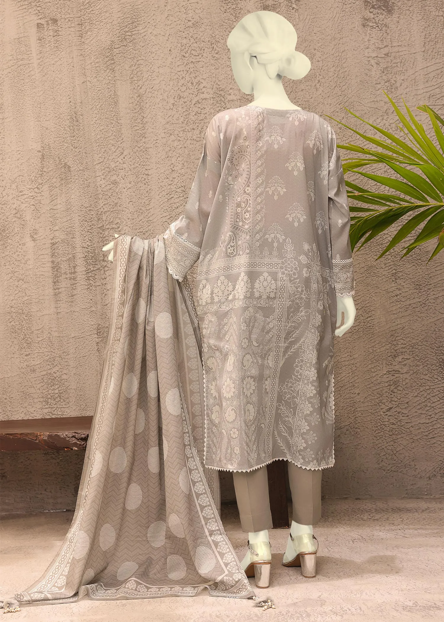 MTJ - MONOCHROME'22 SUTUUN PRINTED LAWN 3PC UNSTITCHED