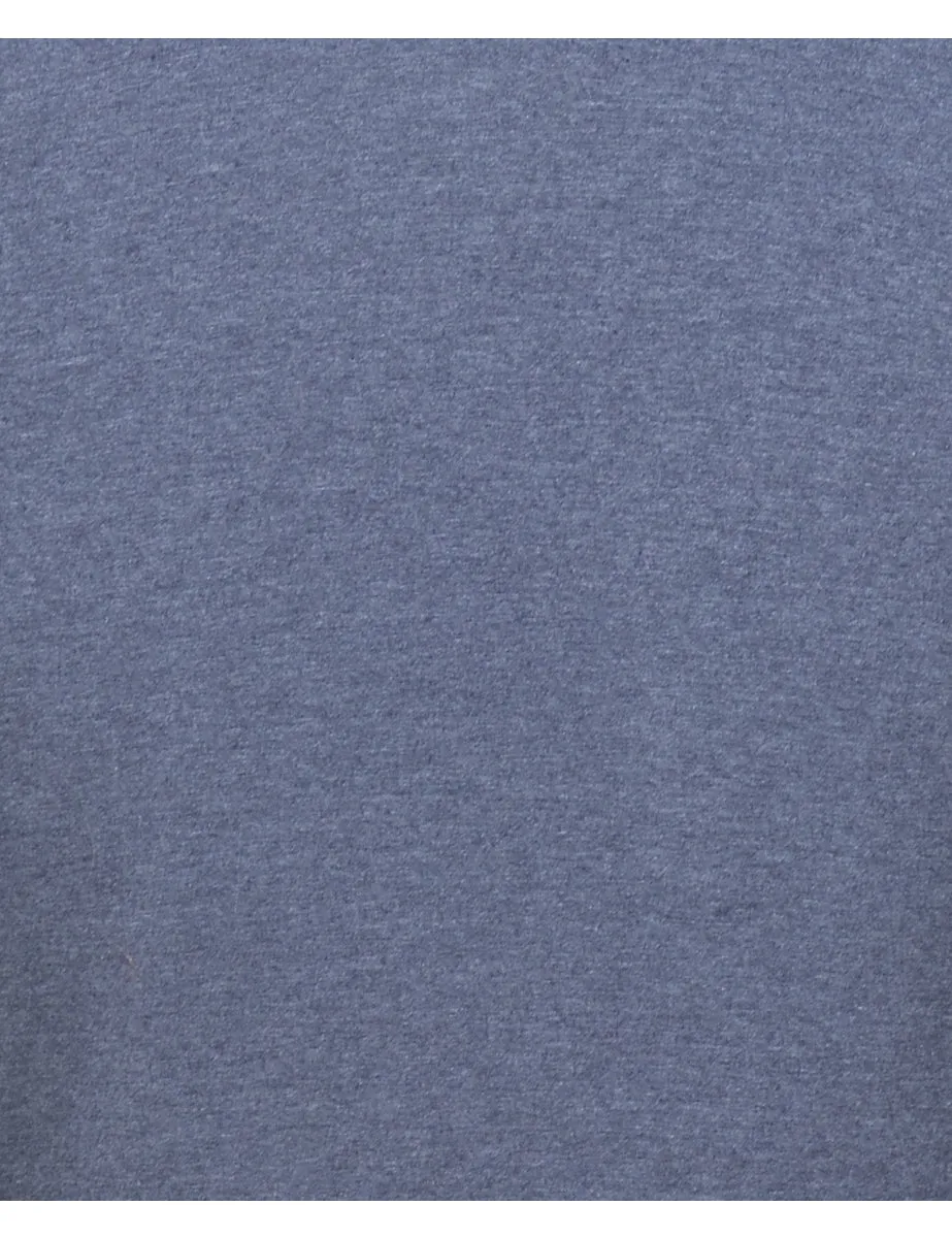 Navy Plain T-shirt - M
