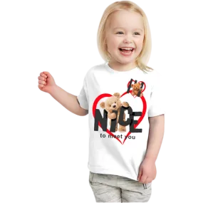 NICE TO MEET YOU KIDS T SHIRT