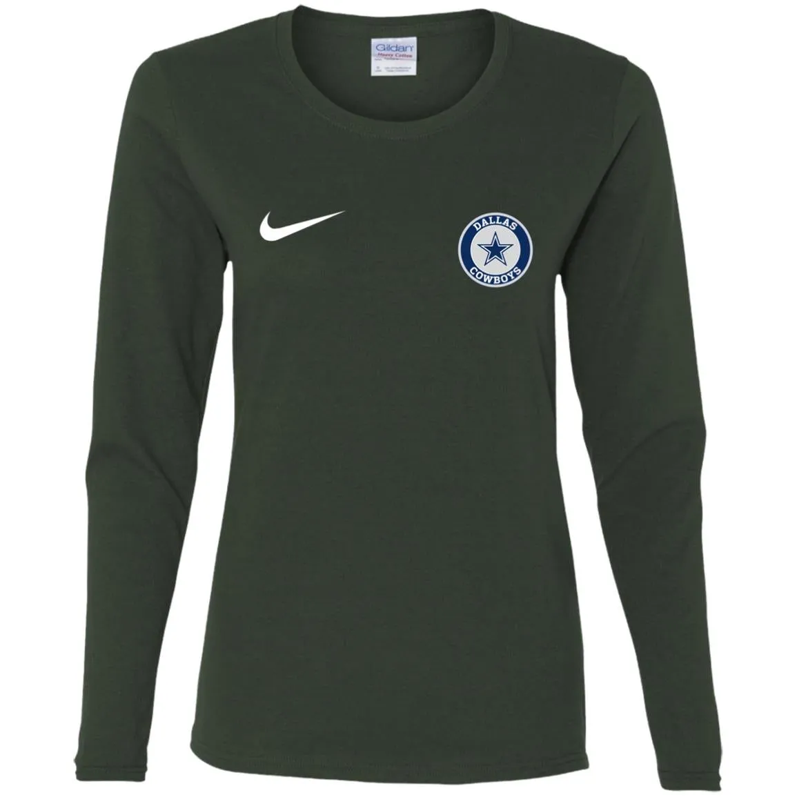 Nike Dallas Cowboys Nfl Football Women Long Sleeve Shirt