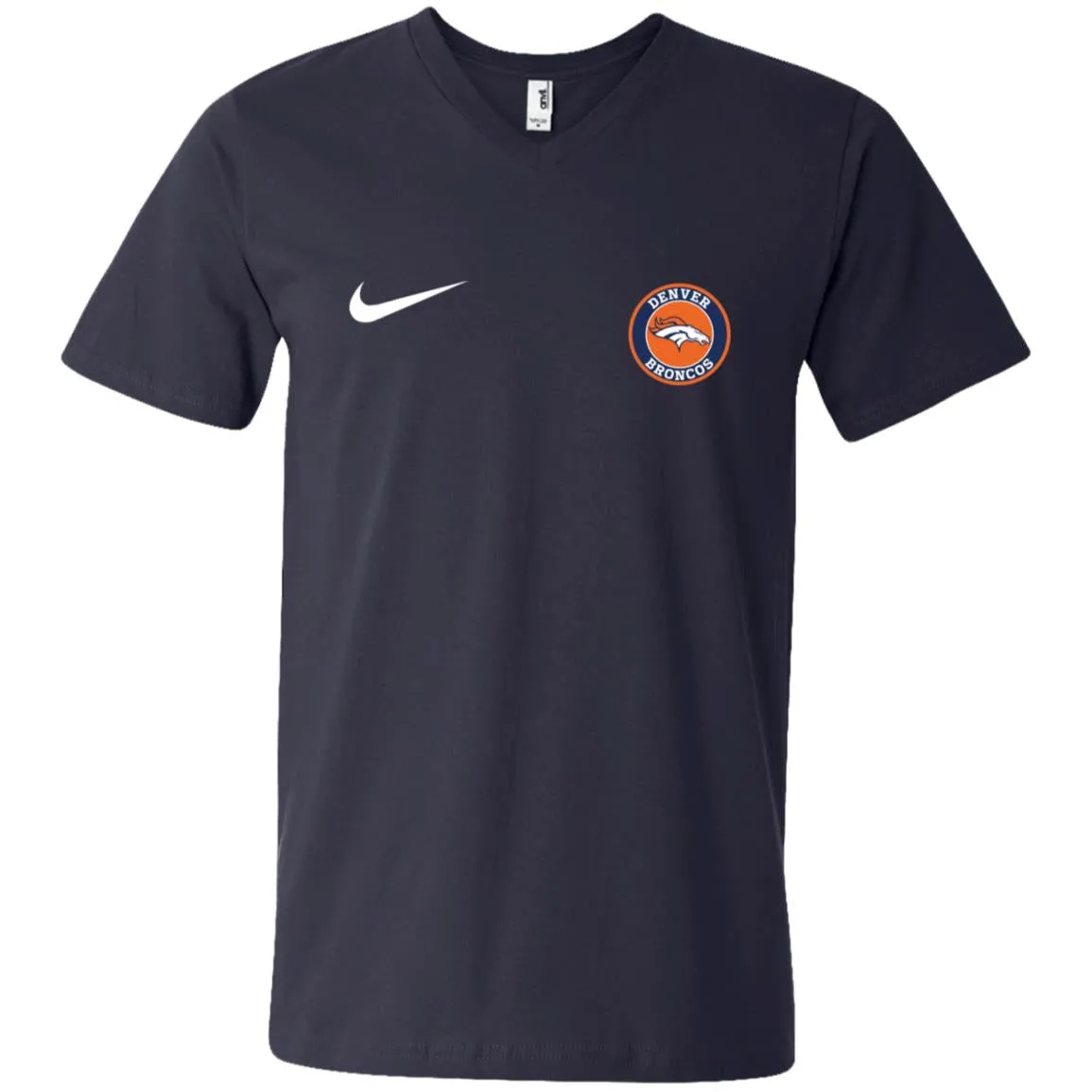 Nike Denver Broncos Nfl Football Men V-Neck T-Shirt