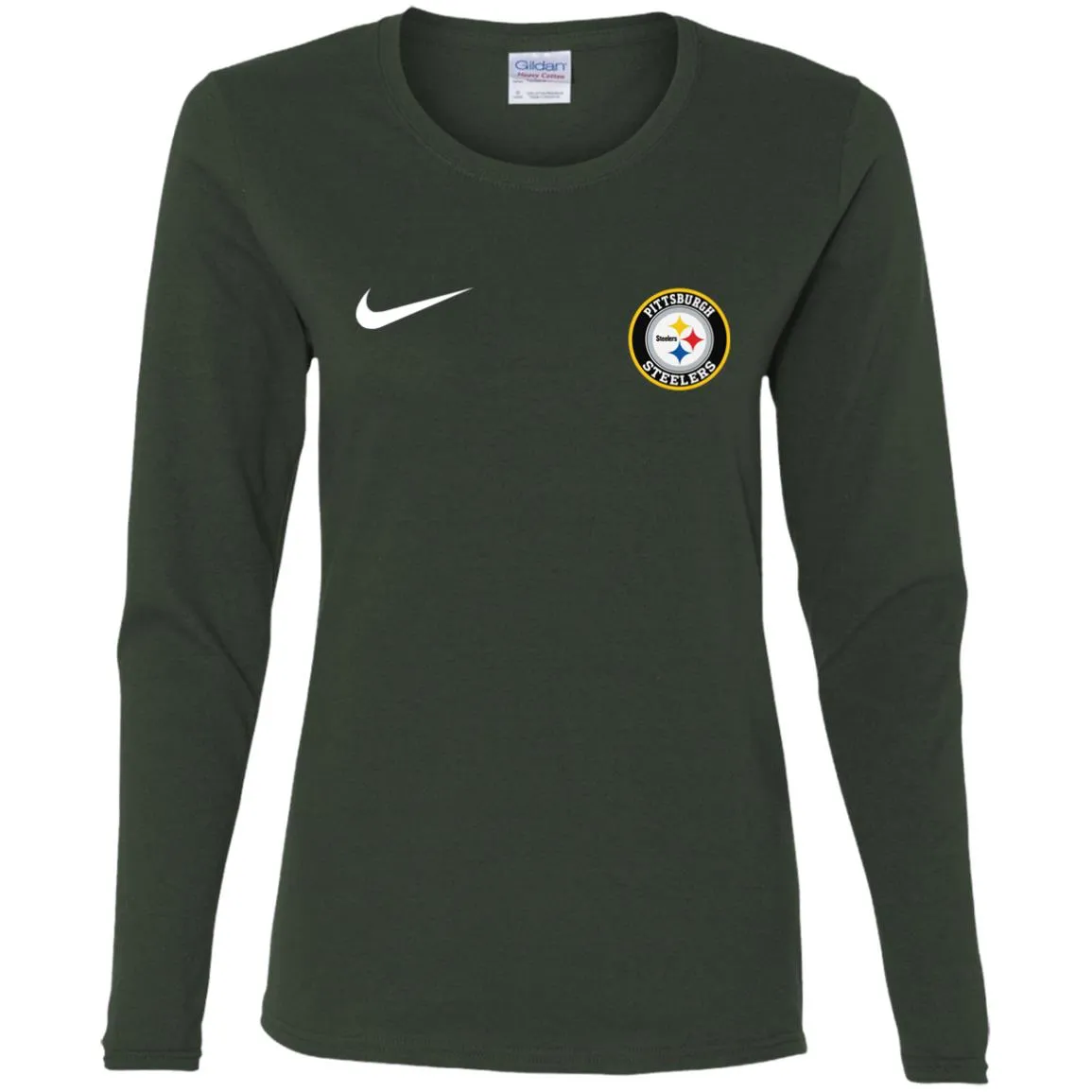 Nike Pittsburgh Steelers Nfl Football Women Long Sleeve Shirt