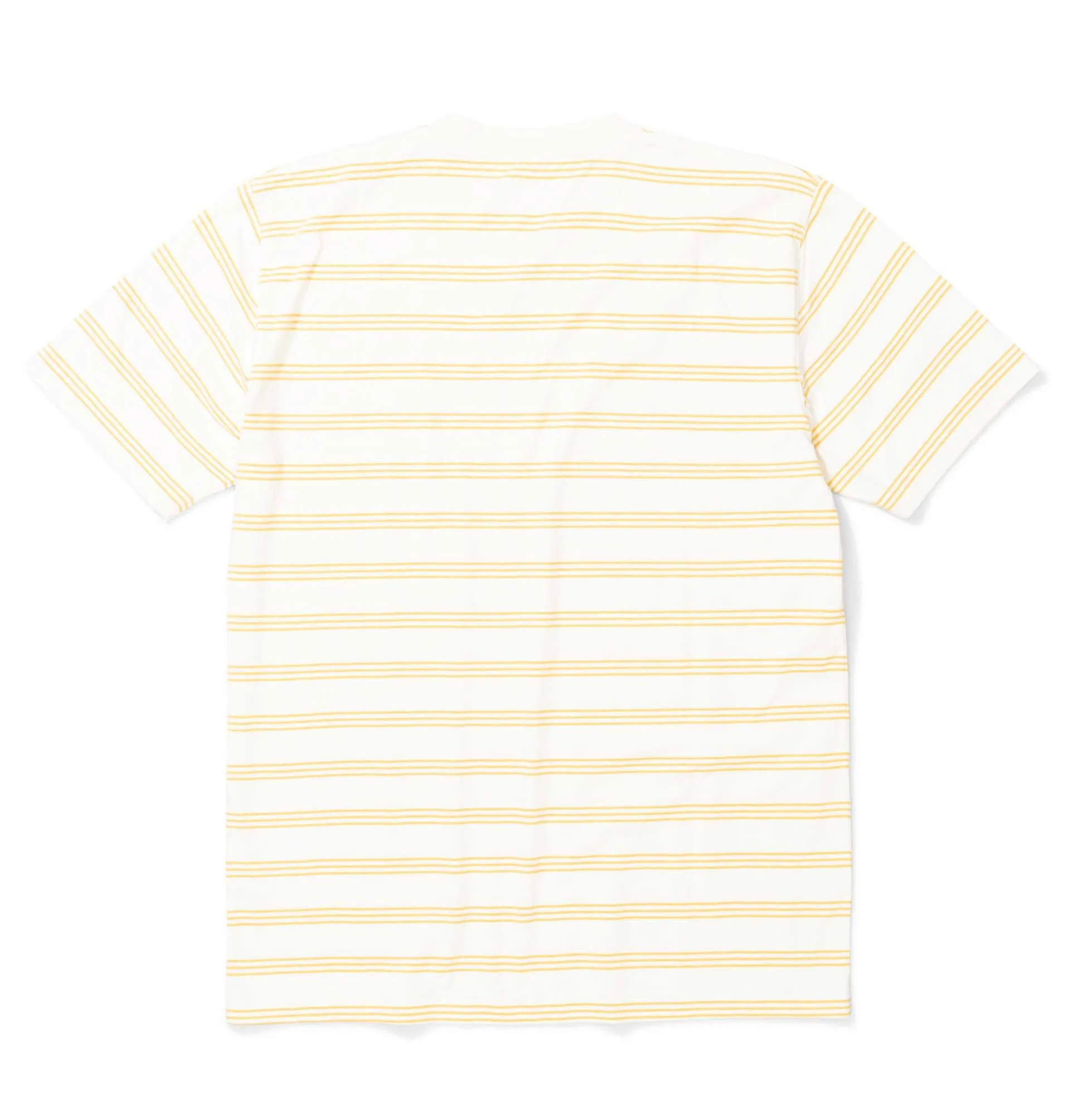 Norse Projects Johannes Cotton Linen Stripe T-Shirt – Sunrise Yellow