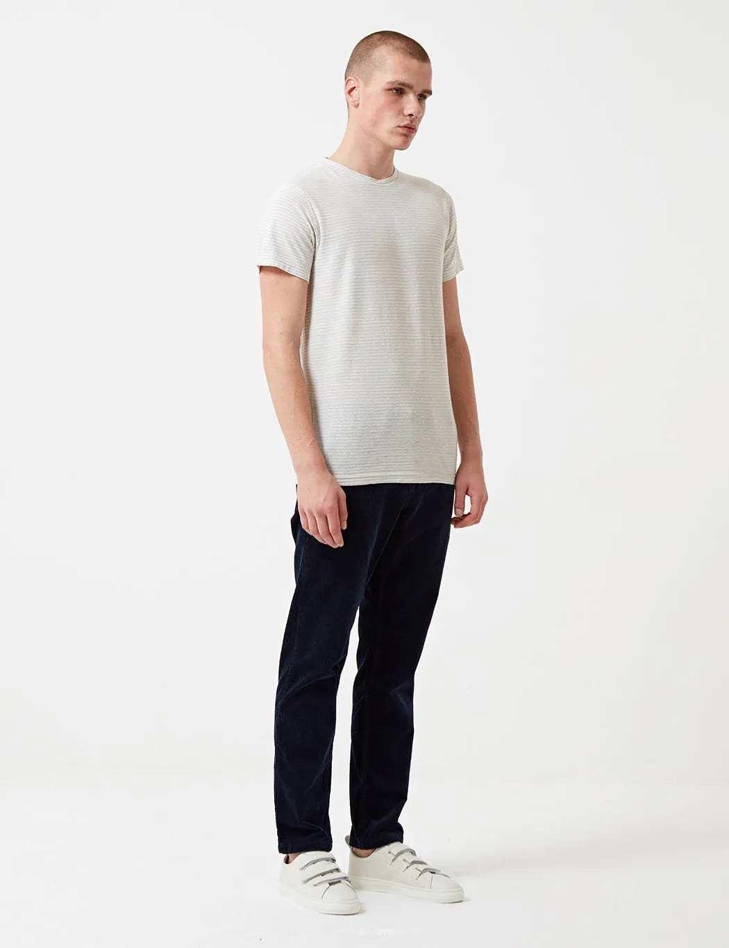 Norse Projects Niels Pocket T-Shirt - Clay/White