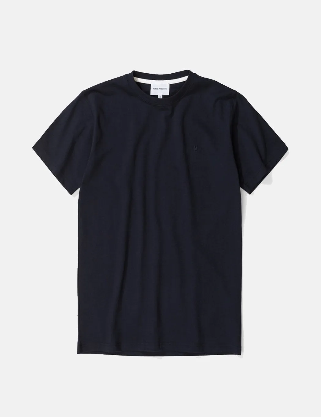 Norse Projects Niels Standard Logo Patch T-Shirt - Dark Navy Blue