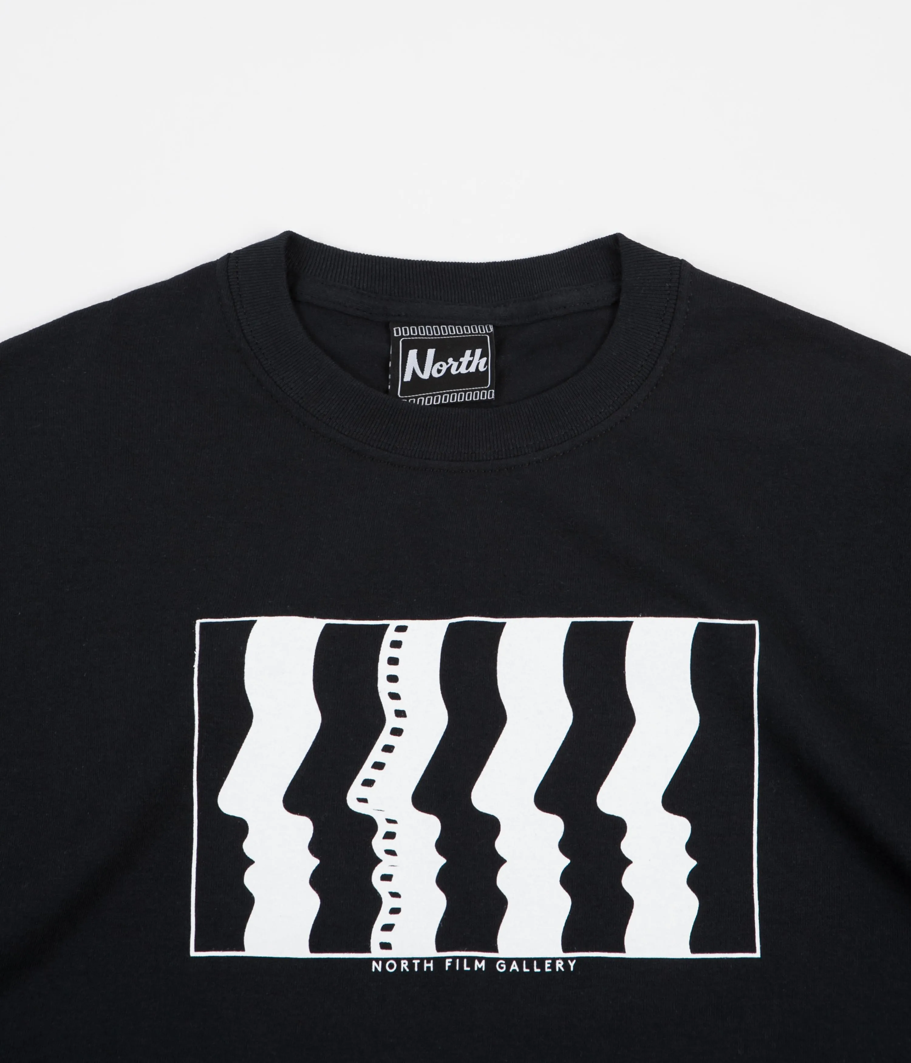 North Film Gallery Logo T-Shirt - Black / White