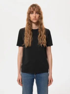 Nudie Jeans Joni Solid Tee in Anthracite