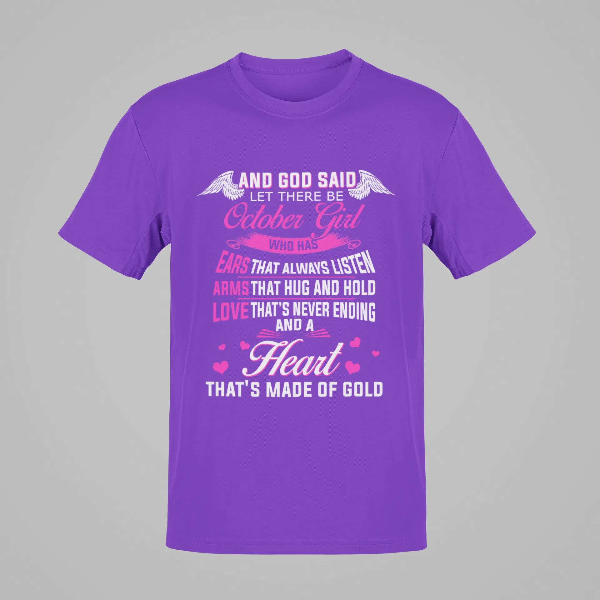 October Girl Made of Gold Graphic T-shirt