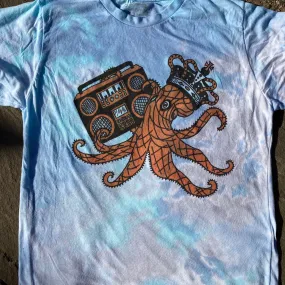 Octoking tie dye shirt (SMALL)