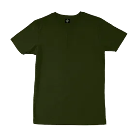 Olive Green Henley T-Shirt