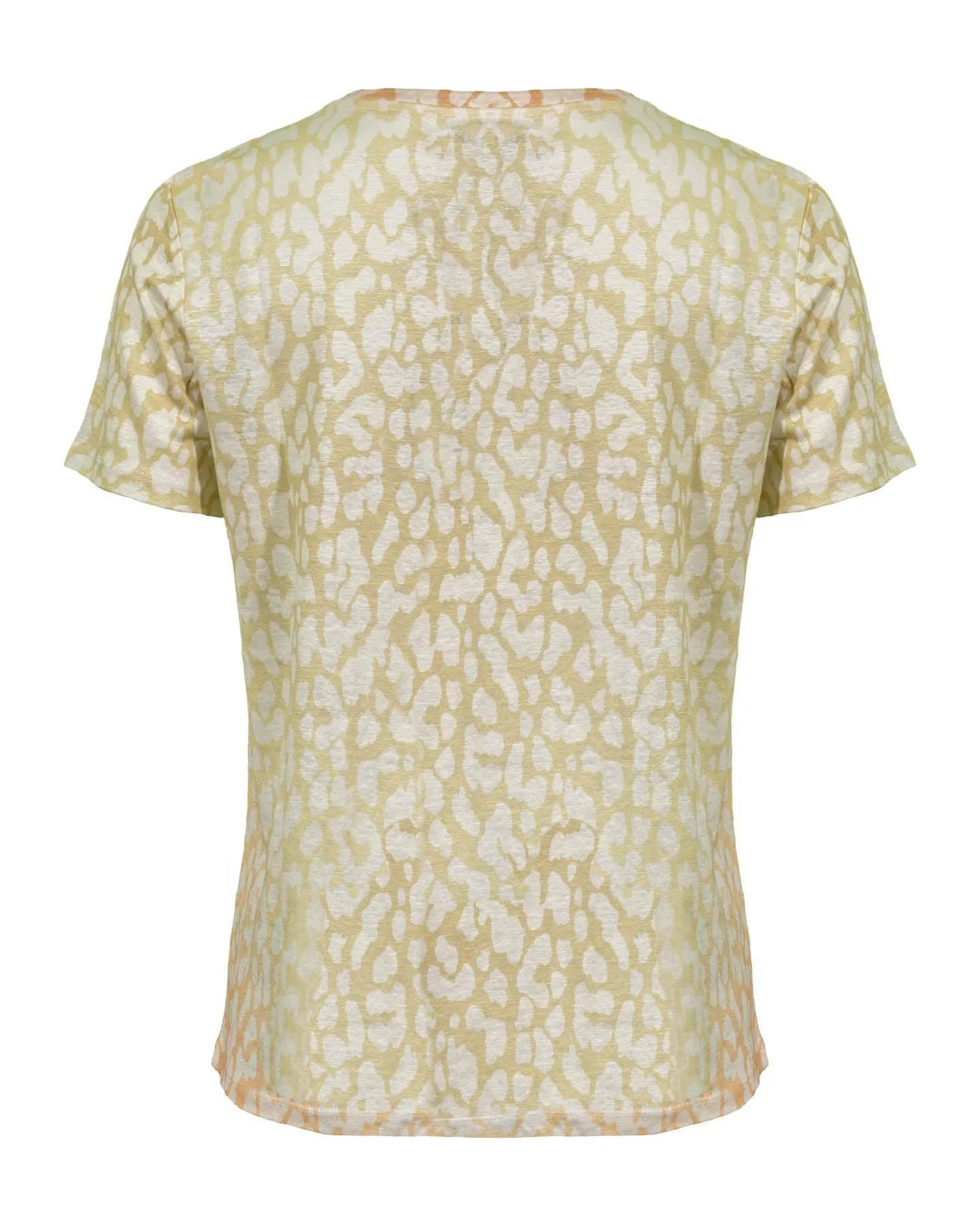Ombre Print Linen T-Shirt