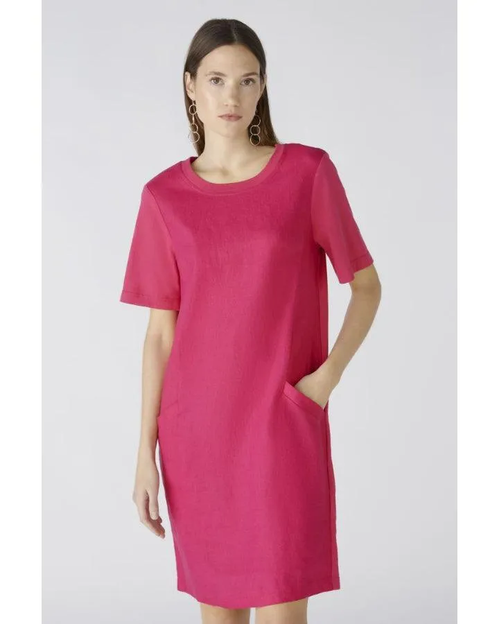 Oui Linen T-Shirt Dress