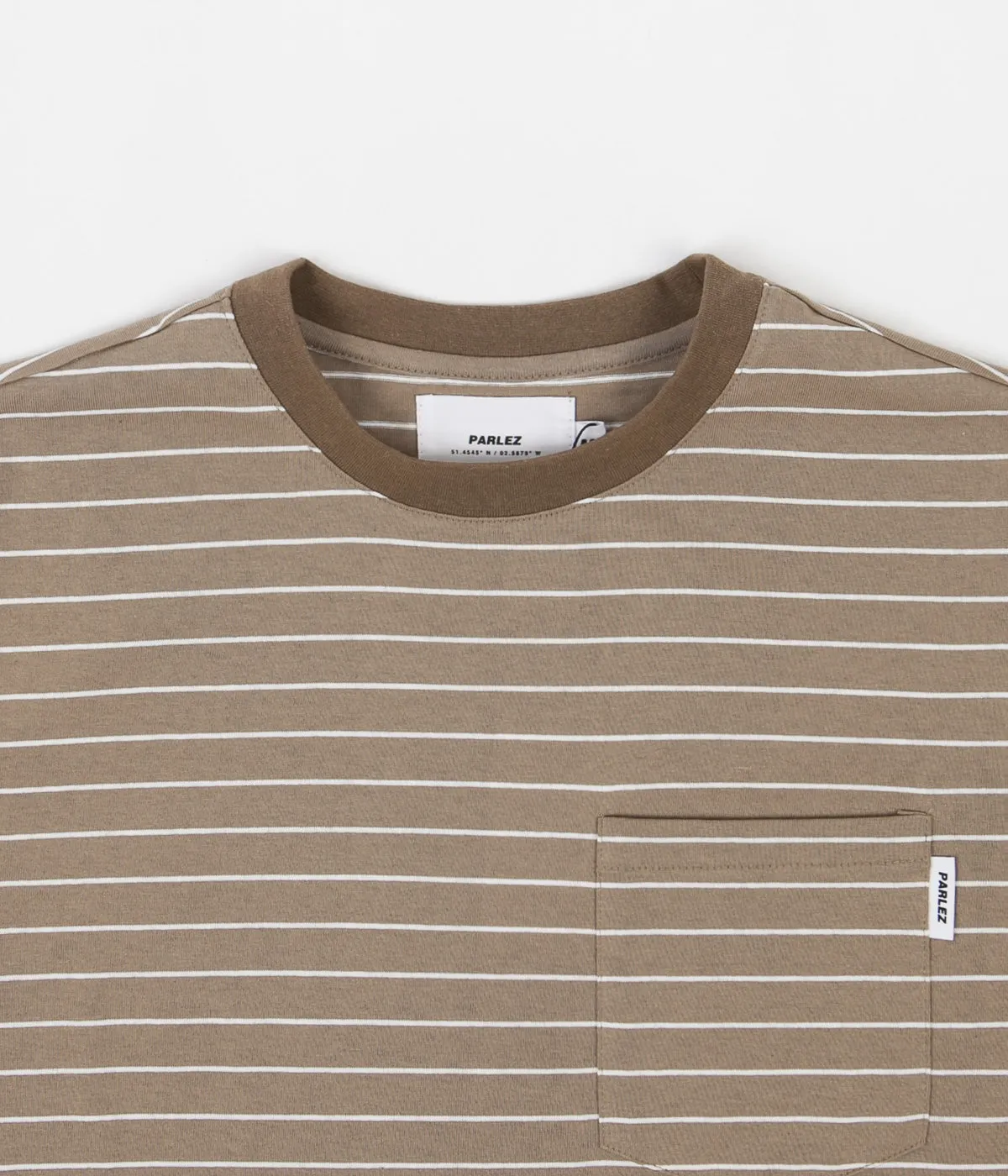 Parlez Helm Pocket T-Shirt - Brown